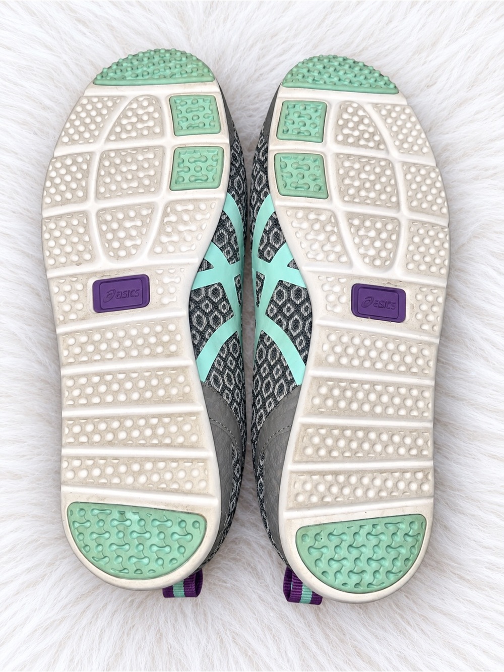 ASICS MetroLyte Walking Sneakers Women’s 8.5 | Purple Mint Gray Retro Athletic - Picture 7 of 7